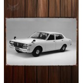 Металлическая табличка Datsun Bluebird Sedan (810) 210